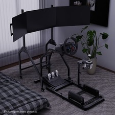 Hottoby Cockpit per Simulatore di Guida con  Supporto Triplo Monitor per G920