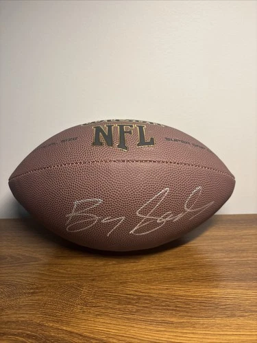 Barry Sanders Signed Wilson Football 5 Star Authentication