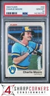 1983 Fleer Baseball Charlie Moore #42 PSA 9