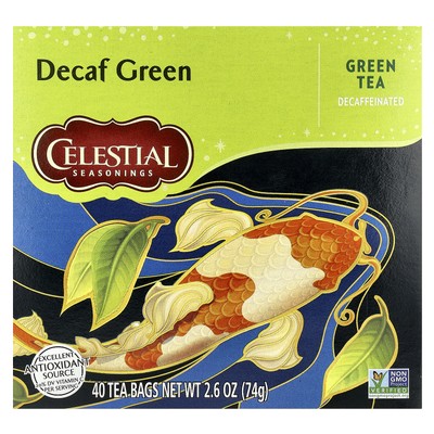 Green Tea, Decaf, 40 Tea Bags, 2.6 oz (74 g)