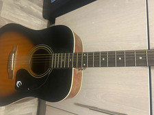 Epiphone 6-String Right-Handed Dreadnought Spruce Acoustic Guitar Brown