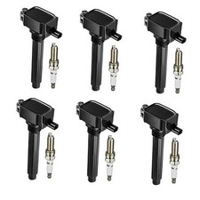 Ignition Coil UF648 and Spark Plug 6Set-Ignition Coil UF648 Spark Plug 97390