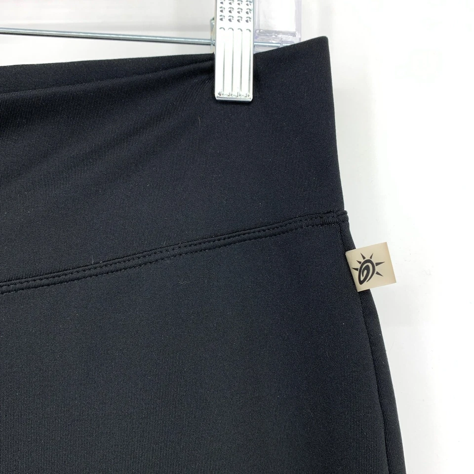 So Sporty Flare Leg Yoga Pants Womens Size Medium Pull On Waist Black - Image 4 of 4