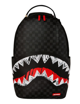 Sprayground Midnight Shadow Backpack New Black Bookbag Large School Bag