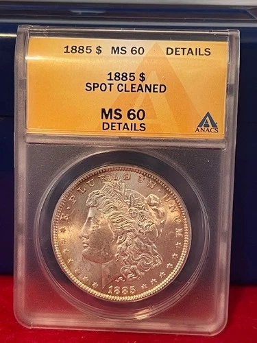 Certified 1885 Morgan Silver Dollar ANACS MS Details  Silver $1