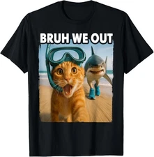 Tralalero Tralala Italian Brainrot Meme T-Shirt Gift for Dad, Mom, Daughter, Cow