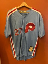 Vintage Philadelphia Phillies Aaron Nola #27 majestic Jersey Size M