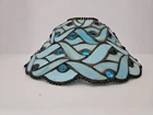 Vintage Tiffany Style Stained Glass Candle Holder Lamp Shade