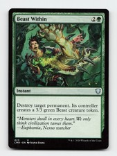 Beast Within Commander Legends Magic The Gathering MTG Card