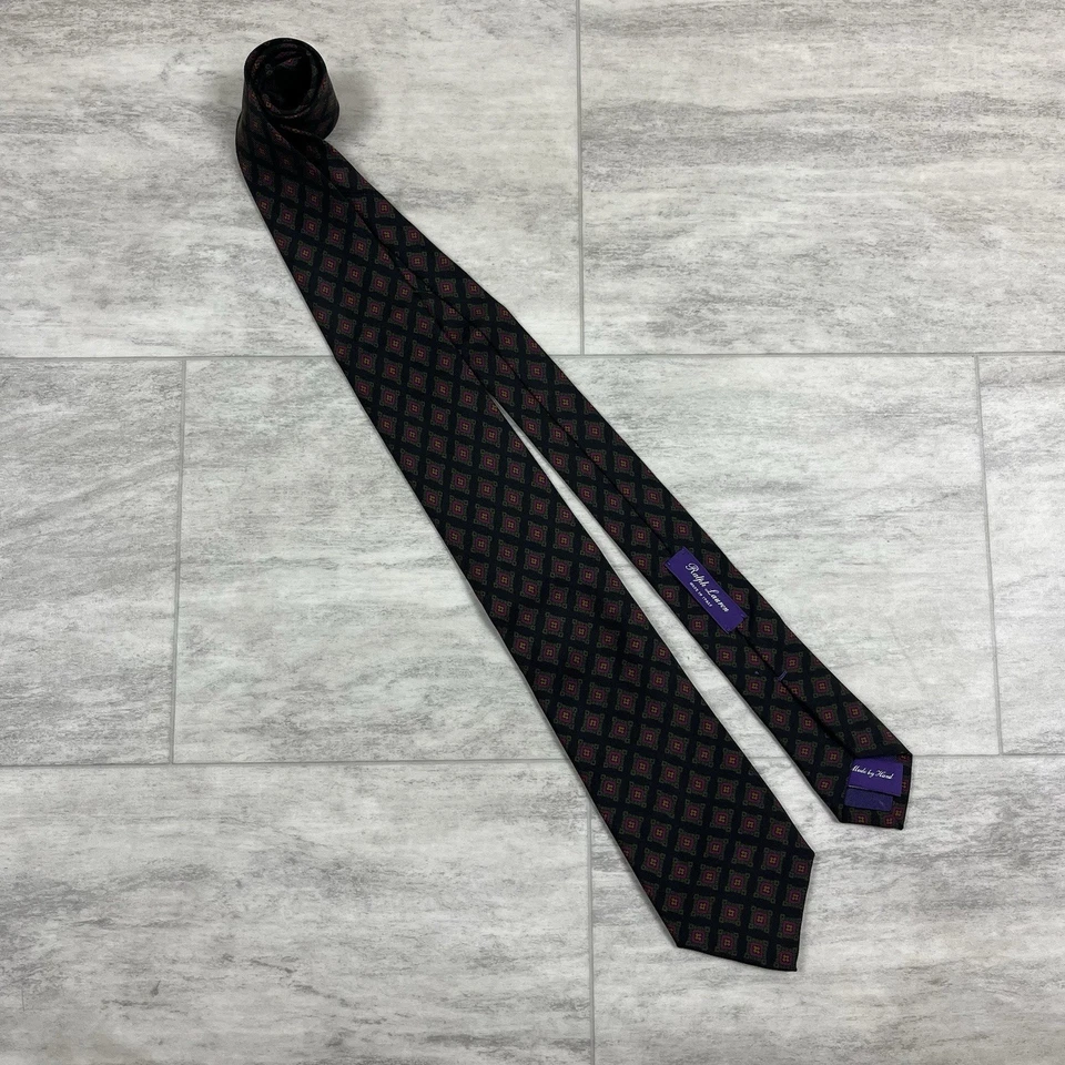 Ralph Lauren Purple Label Men’s Tie Hand Made In Italy - Image 2 of 4