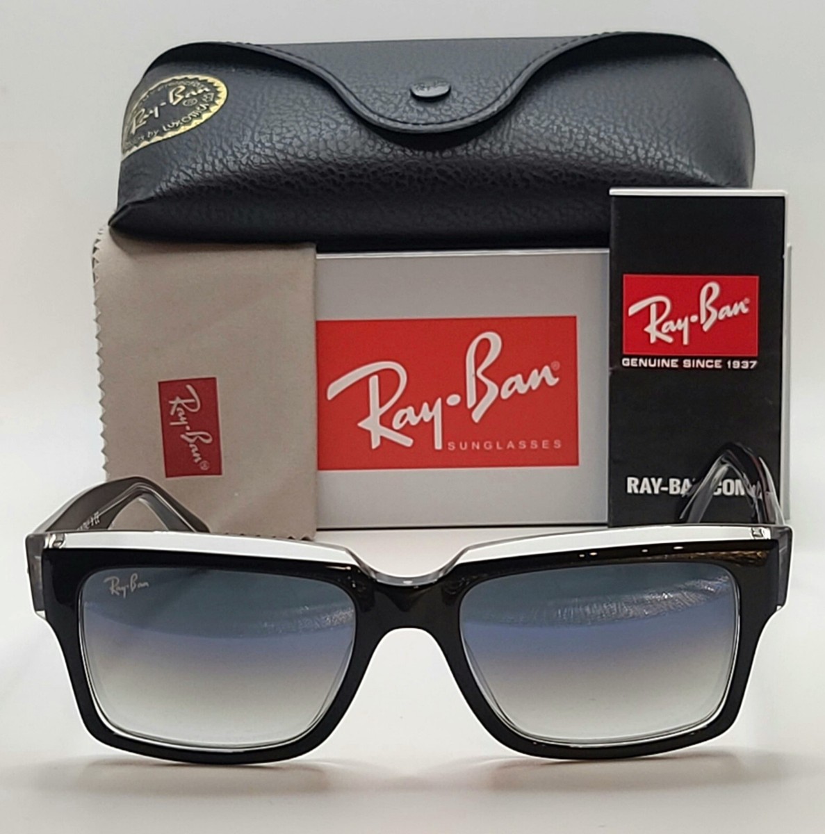 Ray-Ban RB2191 INVERNESS 1294/3M 54MM Black Frame Blue Gradient