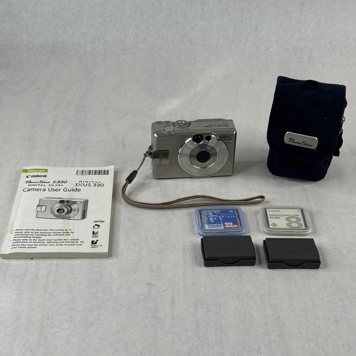 Canon PowerShot S330 Digital ELPH Silver 2.0MP Digital Camera 
