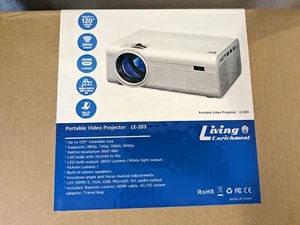 NEW IN BOX! Enrichissement vivant Mini Projecteur- Projecteur vidéo portable LE-203