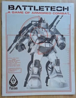 1x  V266: Battletech: READ DESCRIPTION* Used Damaged Battletech (RPG)