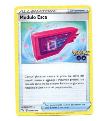  Ködermodul ESCA MODUL 67 067/078 - ITA MINT - POKEMON GO Pokémon