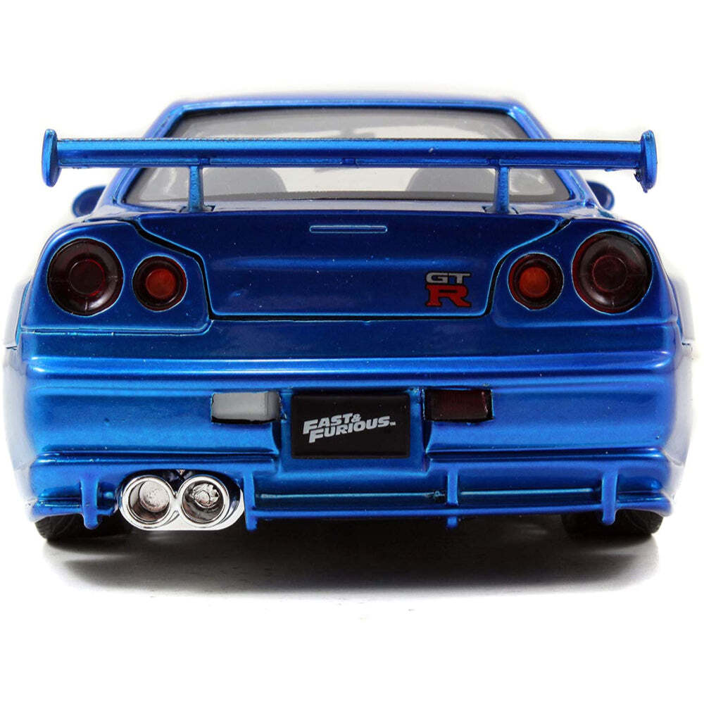 Fast & Furious Brian's 2002 Nissan Skyline GT-R R34 1:24