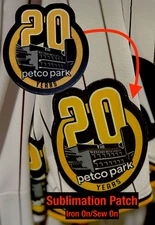 20 Years Petco Park Patch San Diego Padres Baseball Jersey Patch Petcopark patch