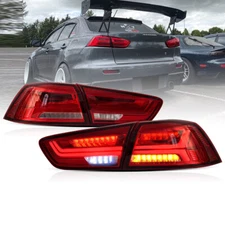 VLAND LED Tail Lights For Rear Brake Lamps Mitsubishi 2008-2017 Lancer/Evo X