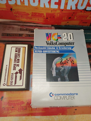 Super-Erweiterung VIC-1211A (Vic 20) Modul + Box (working) Commodore VC 20