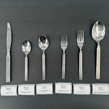 Majorca By Oneida 1881 Rogers Stainless Flatware Textured Your Choice Per Piece