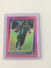 2021 Donruss Optic Preview Travis Etienne Jr. Pink Prizm Rated RC #P-258 A-31