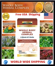 Nature's Lab Whole Body Herbal Complex, 180 Vegetarian Capsules Joint Health