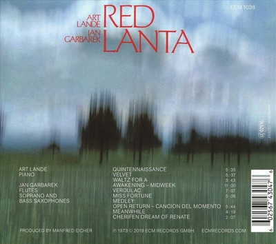 ART LANDE WITH JAN GARBAREK RED LANTA NEW CD