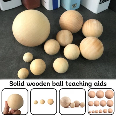 Sfera sfere di legno artigianato legno tondo naturale fai da te creazione gioielli intaglio artigianato