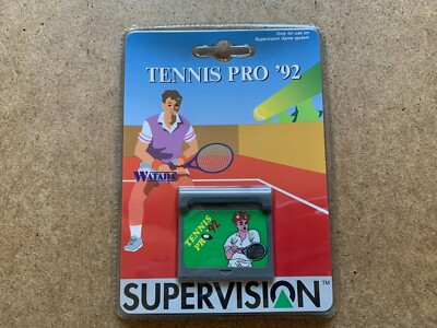 VINTAGE WATARA SUPERVISION TENNIS PRO '92 VIDEO GAME NEW NOS #2117