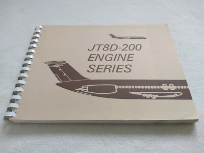 Original Pratt & Whitney JT8D-200 Sales Brochure Engine DC-9 -80 - Prospekt 1979