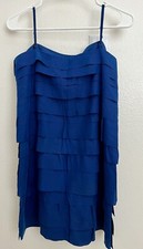 Ann Taylor Loft Cobalt Blue Dress Color In Size 4 Regular