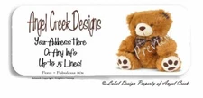 OMG Adorable Baby Bear Teddy Bear Personalized Return Address Labels