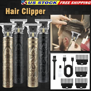 Clippers professionnel Trimmer coupe barbe sans fil Barber Rasoir Machine