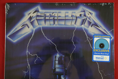 Metallica Ride The Lightning Exclusive Limited Electric Blue LP