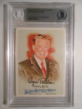 Regis Philbin 2010 Allen & Ginter #277 Signed Auto Autograph Beckett BAS Slabbed
