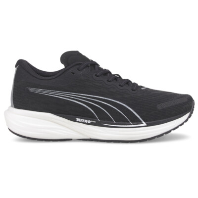 Puma Deviate Nitro 2 Wide Running  Mens Black Sneakers Athletic Shoes 37748401