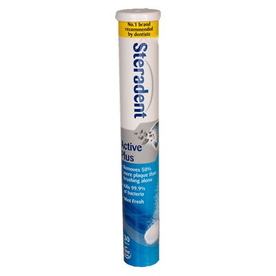 30 Stück Active Plus Steradent