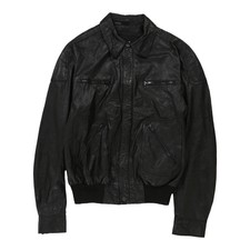 Wilsons Jacket - Large Black Leather