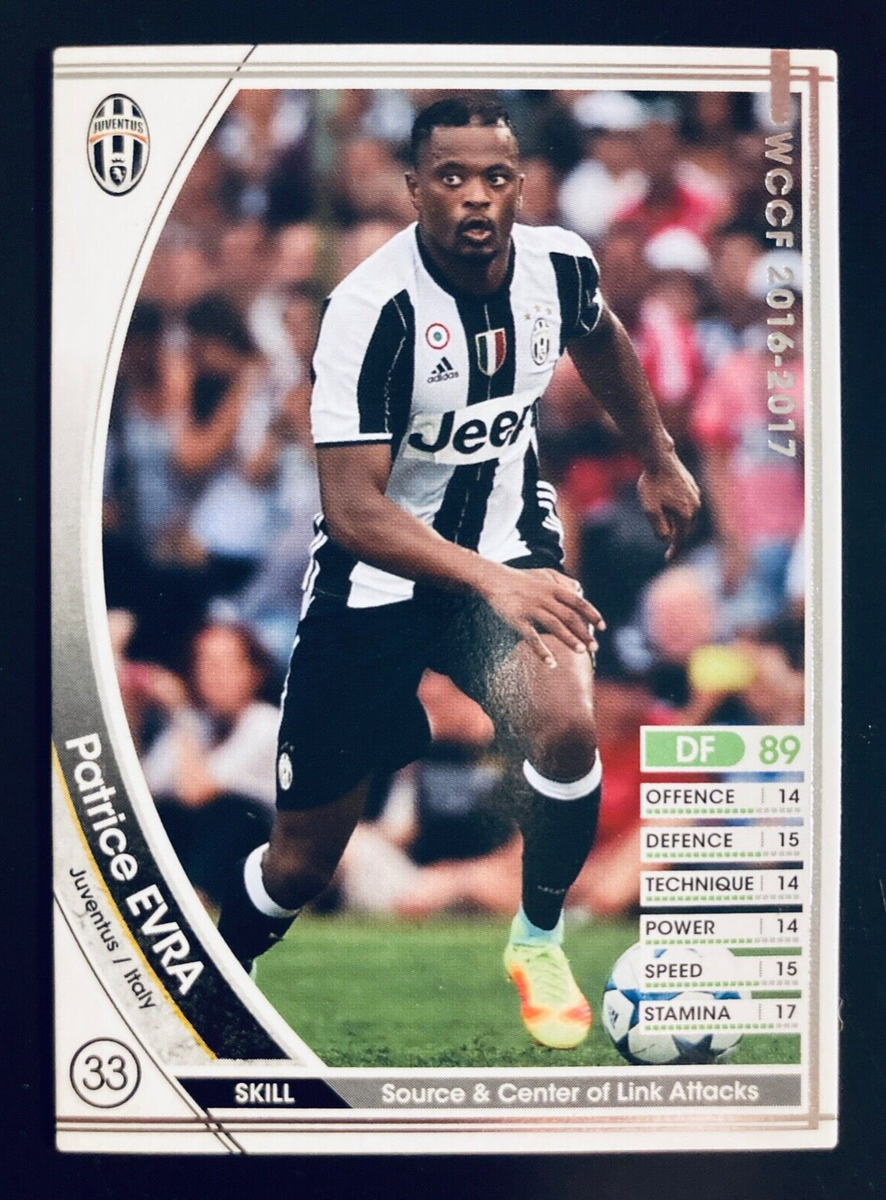 2016-17 Panini SEGA WCCF EXTRA Patrice Evra Juventus Footballista