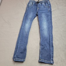 Cat  Jack Girls Skinny Fit Jeans Size 5T Blue Denim With Elastic Waist ...