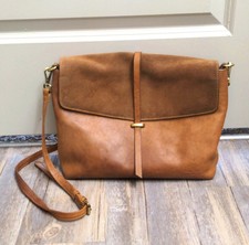 O My Bag Amsterdam Ella Wild Oak Soft Grain Leather Crossbody Bag Purse