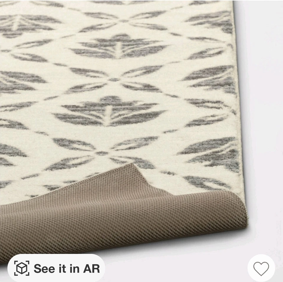 ✨️ Alfombra Belwood 7'x10' Estampado en Bloque Motivo Crema - Umbral Foto 4 de 4