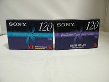 Sony 8MM Video Cassettes 120 Miniutes Lot of 2