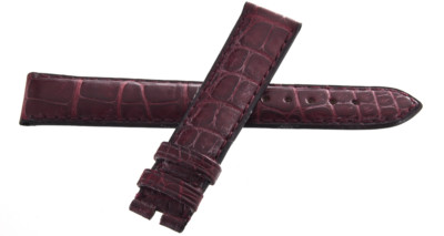 Chronoswiss 18mm x 16mm Burgundy Alligator Leather Watch Band KL