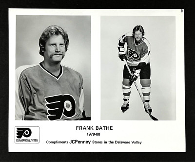 1979-80 Frank Bathe Defense Philadelphia Flyers NHL Hockey VTG JCPenney Photo