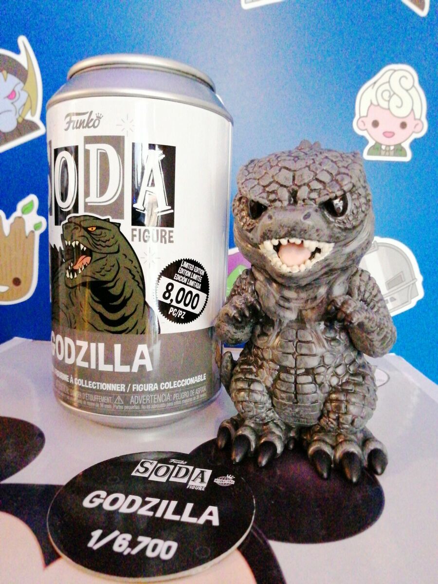 Funko Soda Godzilla vs Kong Godzilla Vinyl Action Figure Funko Soda Godzilla vs Kong Godzilla Vinyl Action Figure