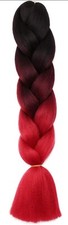 Crochet Hair Braids Jumbo Box Braids Ombre Synthetic Hair 24 inch
