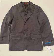 Dockers Boys Navy Blue 2 Button Formal Suit Jacket Blazer Sz 10 Regular Nwt