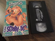 CLASSIC SCOOBY DOO CARTOON NETWORK VHS WHICH WITCH IS WHICH? 1996 TURNER TV KIDS