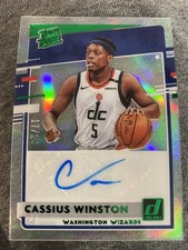 2020-21 Clearly Donruss Rated Rookie Green Cassius Winston #RRA-CWS Auto RC /25